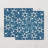 Cartes Pour Fêtes Annuelles Mandala 20 de luxe (Devant / Derrière)