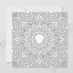 Cartes Pour Fêtes Annuelles Mandala de luxe 14