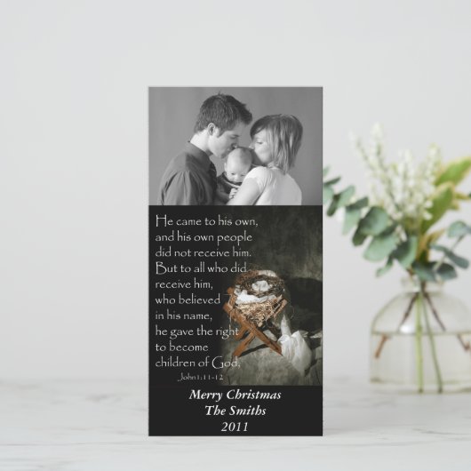 Cartes Pour Fêtes Annuelles Manger et couronne des épines… (Debout devant)