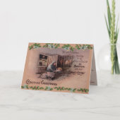 Cartes Pour Fêtes Annuelles Manger Scene Christian Card (Devant)