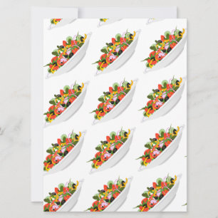 Cartes Pour Fêtes Annuelles Mangez plus de plantes frais motivation salade let