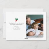 Cartes Pour Fêtes Annuelles Mangez Sommeil Soyez Joyeux Amusant Bébé Photo Noë (Dos)