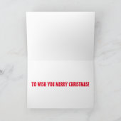 Cartes Pour Fêtes Annuelles Manière de neige que j'oublierais de vous (Intérieur)