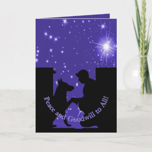 Cartes Pour Fêtes Annuelles Manipulateur K9 militaire et Noël de meilleurs