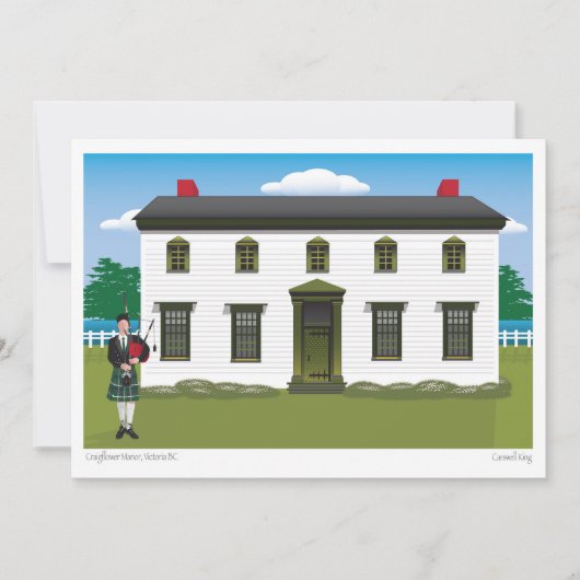 Cartes Pour Fêtes Annuelles Manoir Craigflower (Devant)