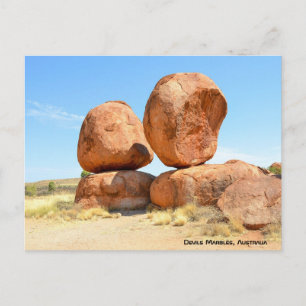 Cartes Pour Fêtes Annuelles Marbles de Devils, Australie