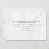 Cartes Pour Fêtes Annuelles Marbre Script Photo Collage Noël (Dos)