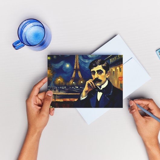 Cartes Pour Fêtes Annuelles Marcel Proust à Paris - imaginaire