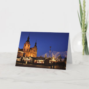 Cartes Pour Fêtes Annuelles Marché allemand de Noël