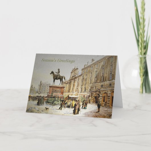 Cartes Pour Fêtes Annuelles Marché autrichien de Noël (Devant)