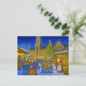 Cartes Pour Fêtes Annuelles Marché de Noël à Marienplatz Munich (Debout devant)