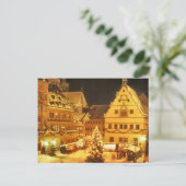 Cartes Pour Fêtes Annuelles Marché de Noël Allemagne (Debout devant)