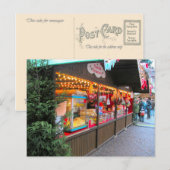 Cartes Pour Fêtes Annuelles Marché de Noël allemand (Devant / Derrière)