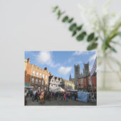 Cartes Pour Fêtes Annuelles Marché de Noël de Lincoln (Debout devant)