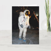 Cartes Pour Fêtes Annuelles Marcher dans l'espace (Devant)