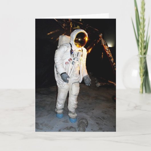 Cartes Pour Fêtes Annuelles Marcher dans l'espace (Devant)