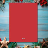 Cartes Pour Fêtes Annuelles Mare Père Noël Flamant rose Plage tropicale Photo