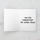 CARTES POUR FÊTES ANNUELLES MARE VEUT "SEULEMENT SON PLEIN" DE PÈRE NOËL CETTE (Intérieur)