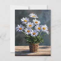 Marguerites d'été en acrylique