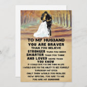 Cartes Pour Fêtes Annuelles Mari À Mon Mari Vous Êtes Brillant (Devant / Derrière)