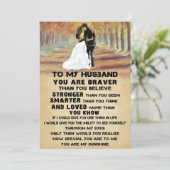 Cartes Pour Fêtes Annuelles Mari À Mon Mari Vous Êtes Brillant (Debout devant)