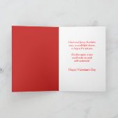 Cartes Pour Fêtes Annuelles Mari Saint Valentin Coeurs rouges (Intérieur)