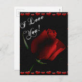Cartes Pour Fêtes Annuelles Mariage Amour Couple de mariés Saint-Valentin Mère (Devant / Derrière)