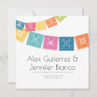Mariage - Boda - Mariage Papel Picado