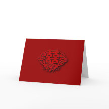 Mariage chinois double bonheur rouge