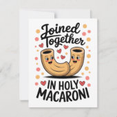 Cartes Pour Fêtes Annuelles Mariage drôle Engagement (Devant)