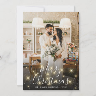 Cartes Pour Fêtes Annuelles Mariage Étincelant