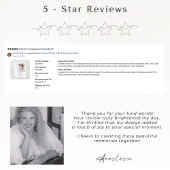 Cartes Pour Fêtes Annuelles Mariage photo Marry & Bright Snow 2