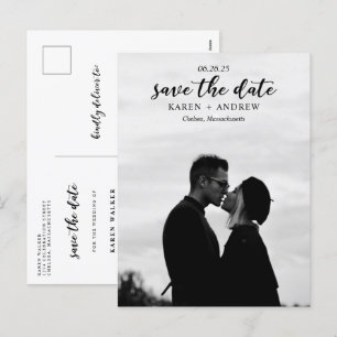 Cartes Pour Fêtes Annuelles Mariage simple d'amour Enregistrer la date