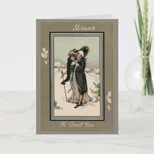 Cartes Pour Fêtes Annuelles Mariages vintages de Noël