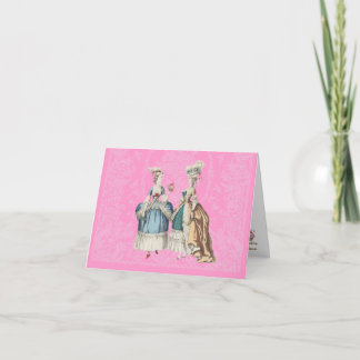 Cartes Pour Fêtes Annuelles Marie Antoinette Vintage Series - ...