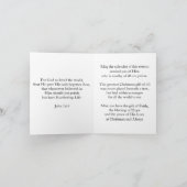 Cartes Pour Fêtes Annuelles Marie, Bébé Jésus, & Anges - avec message (Intérieur)