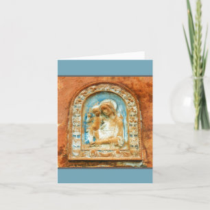 Cartes Pour Fêtes Annuelles Marie et Bébé Jésus