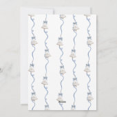 Cartes Pour Fêtes Annuelles Marié et Joyeux grand-millénaire Noël bleu (Dos)