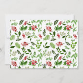 Cartes Pour Fêtes Annuelles Marié Et Joyeux Script Première Photo De Noël (Dos)