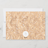 Cartes Pour Fêtes Annuelles Marié & Joyeux Brush Script Photo Mariage moderne (Dos)