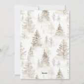 Cartes Pour Fêtes Annuelles Marié & Joyeux Cabine Rustique Photo Collage Holid (Dos)