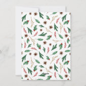 Cartes Pour Fêtes Annuelles Marié & Joyeux Simple Noël Photo de vacances (Dos)