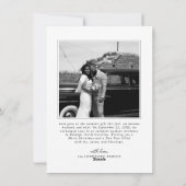 Cartes Pour Fêtes Annuelles Marié moderne et Joyeux Script de Noël (Dos)