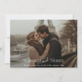 Cartes Pour Fêtes Annuelles Mariée de Noël et Joyeuse photo (Devant)