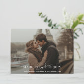 Cartes Pour Fêtes Annuelles Mariée de Noël et Joyeuse photo (Debout devant)