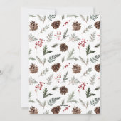 Cartes Pour Fêtes Annuelles Mariée et Noël brillant (Dos)