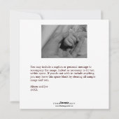 Cartes Pour Fêtes Annuelles Marine bleu élégant damask heureux vacances Hanouk (Dos)