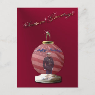 Cartes Pour Fêtes Annuelles Marine Christmas Ornament Postcard