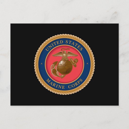 Cartes Pour Fêtes Annuelles Marine Corps Seal (Devant)