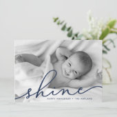 Cartes Pour Fêtes Annuelles Marine | Shine Script Hanoukka Photo (Debout devant)